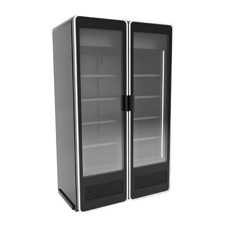 By Kitchen Kivi 1270 Edge Dik Tip Çift Kapılı Market Dolabı